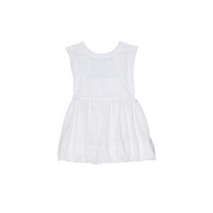 TRUCE Girls Babydoll Top (Little Kids/Big Kids) White LG (14 Big Kid)